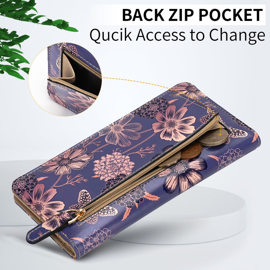 APHISON Ultra Slim RFID Long Wallet - 126 APHISON