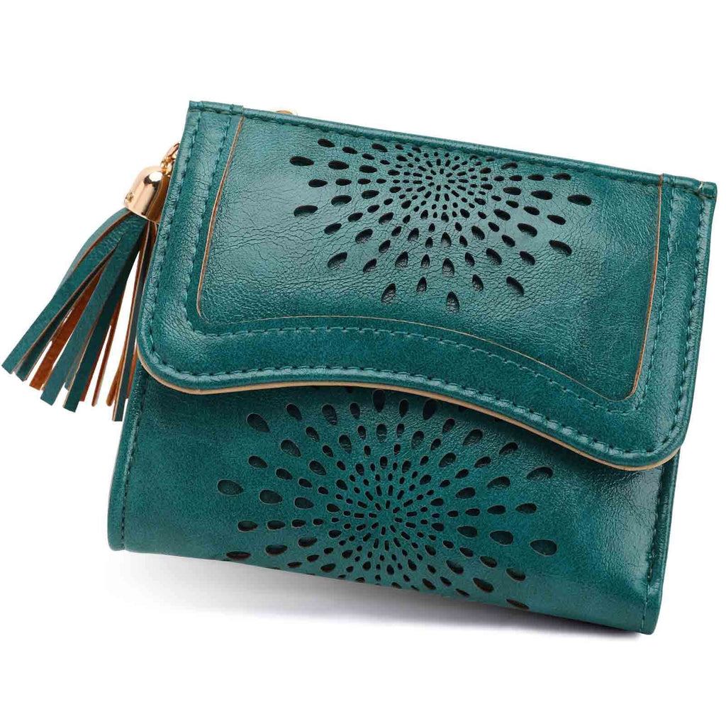 Small Wallet Zipper Women SunFlower Series Slim Wallet