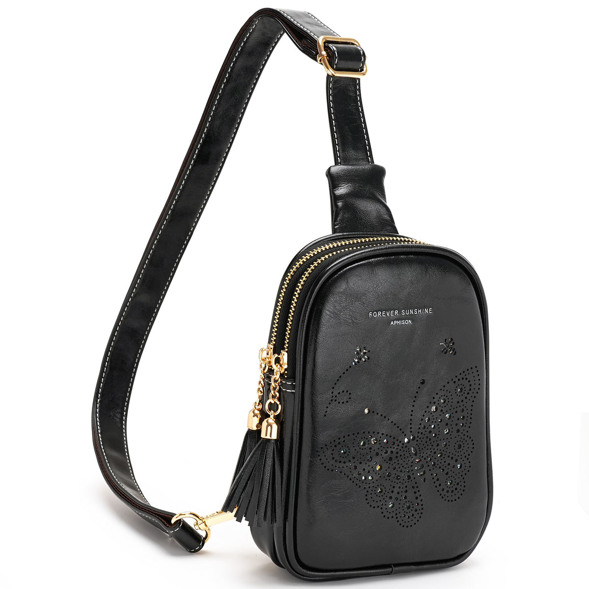 APHISON Butterfly Small Sling Bag Fanny Packs Cell Phone 