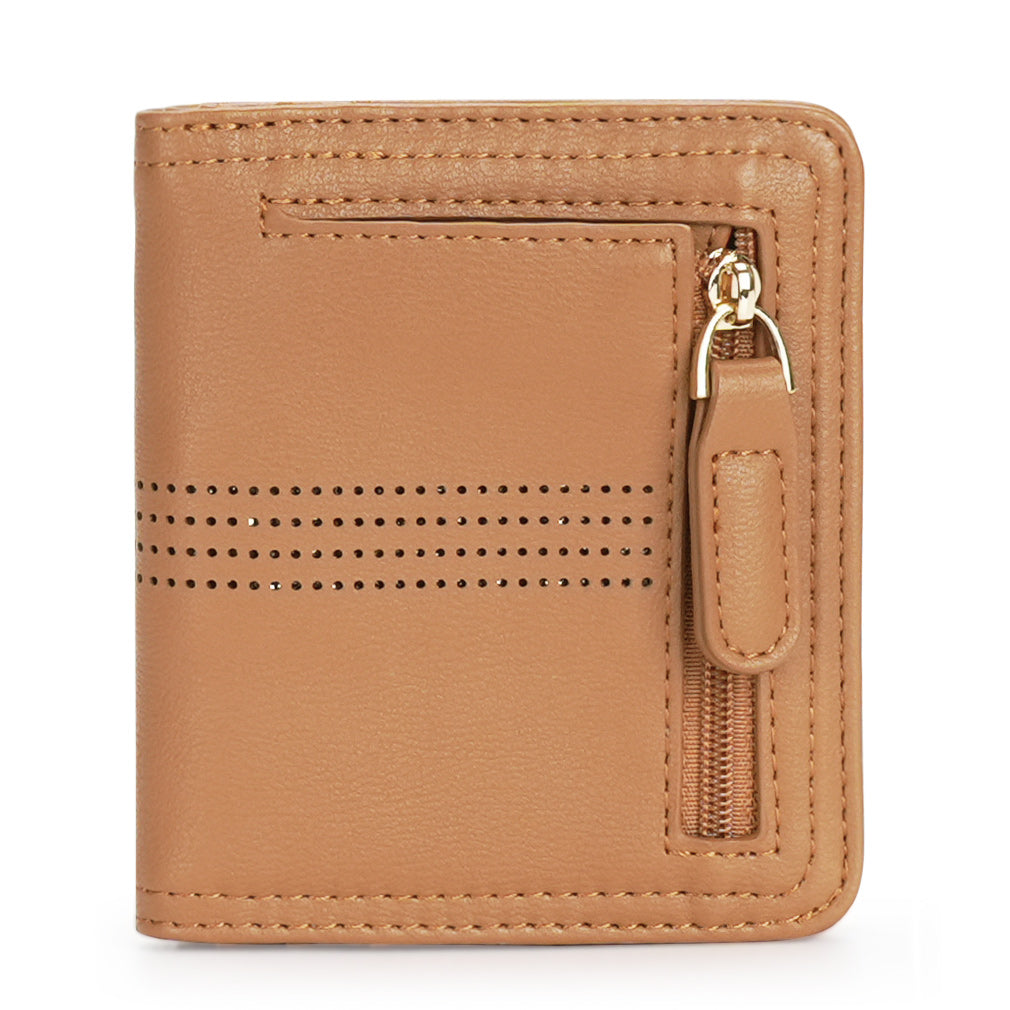 APHISON Slim RFID Small Womens Wallet - 125 Brown APHISON