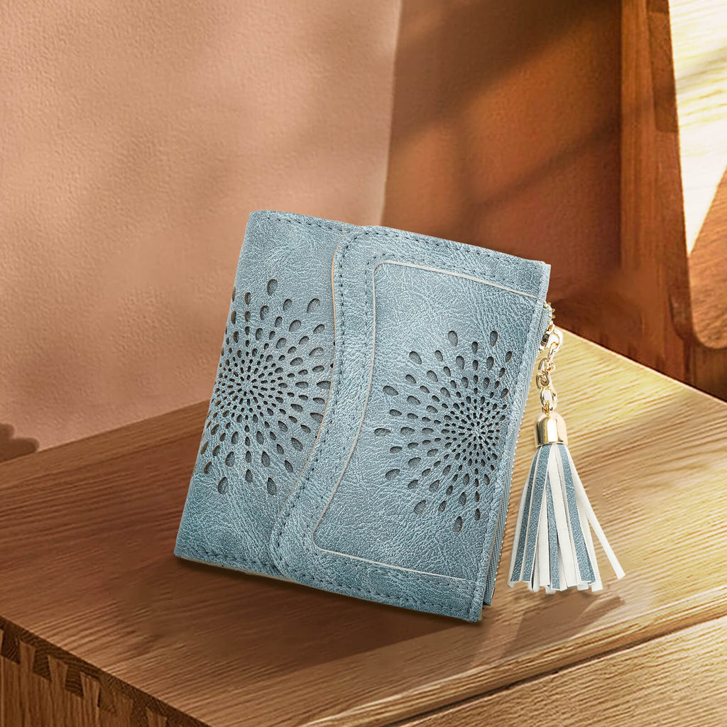 Blue Slim Wallet SunFlower Series Slim Wallet