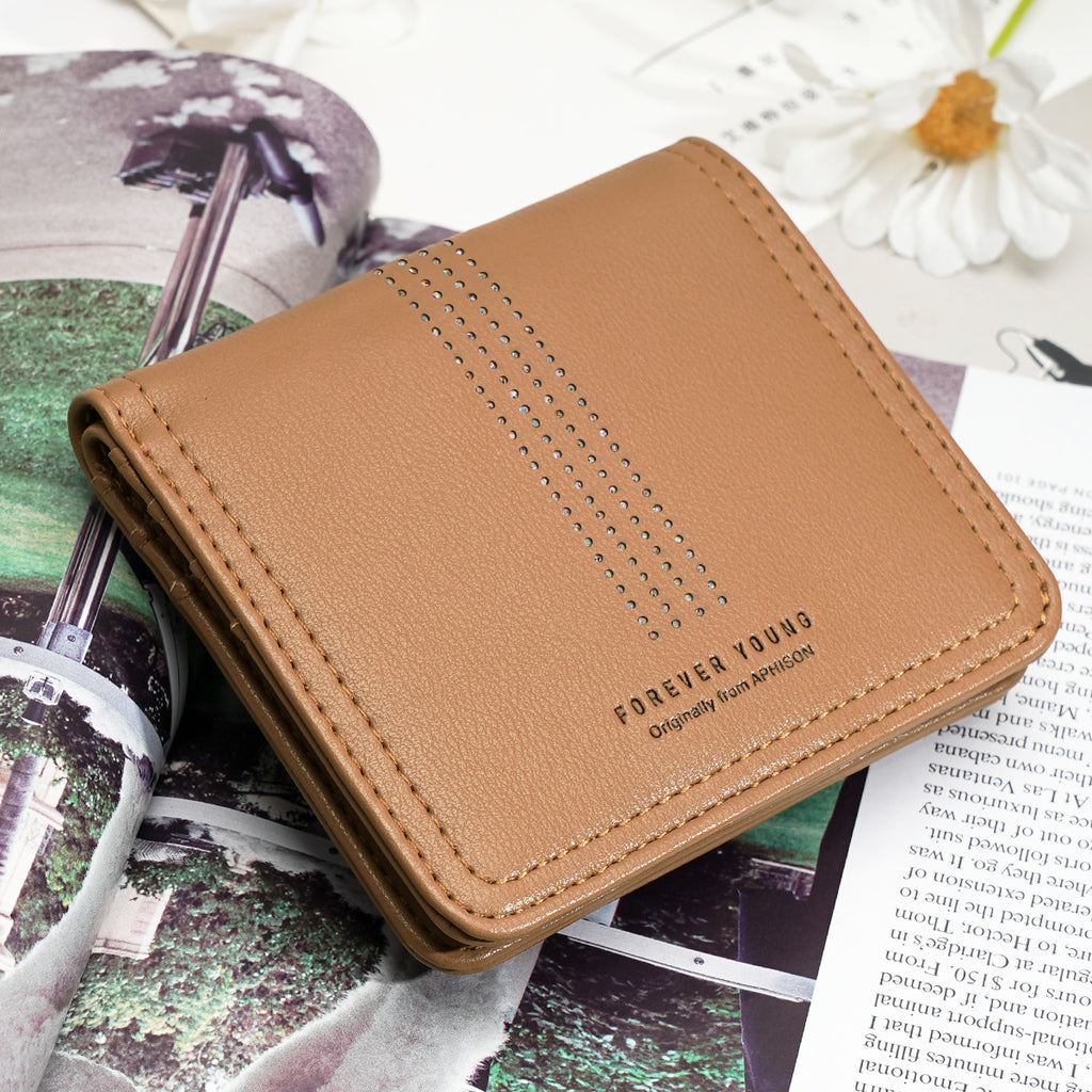 APHISON Slim RFID Small Womens Wallet - 125 Brown APHISON