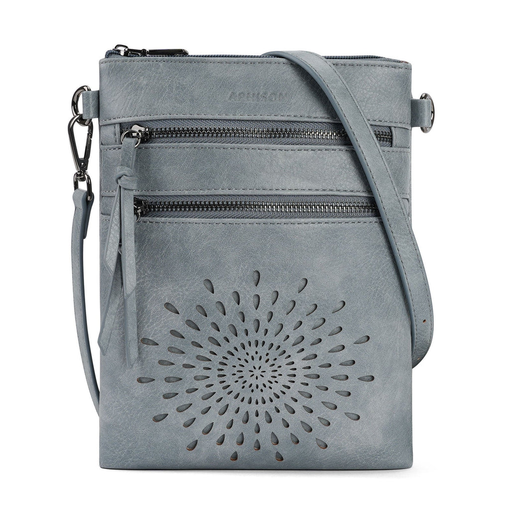 APHISON Sunflower Crossbody Bag, Cell Phone Purse, Blue APHISON