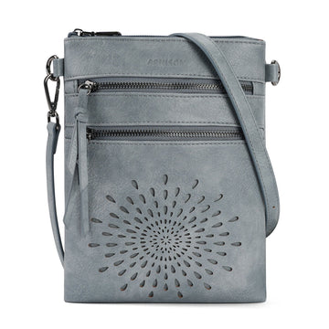 APHISON Sunflower Crossbody Bag, Cell Phone Purse, Blue APHISON