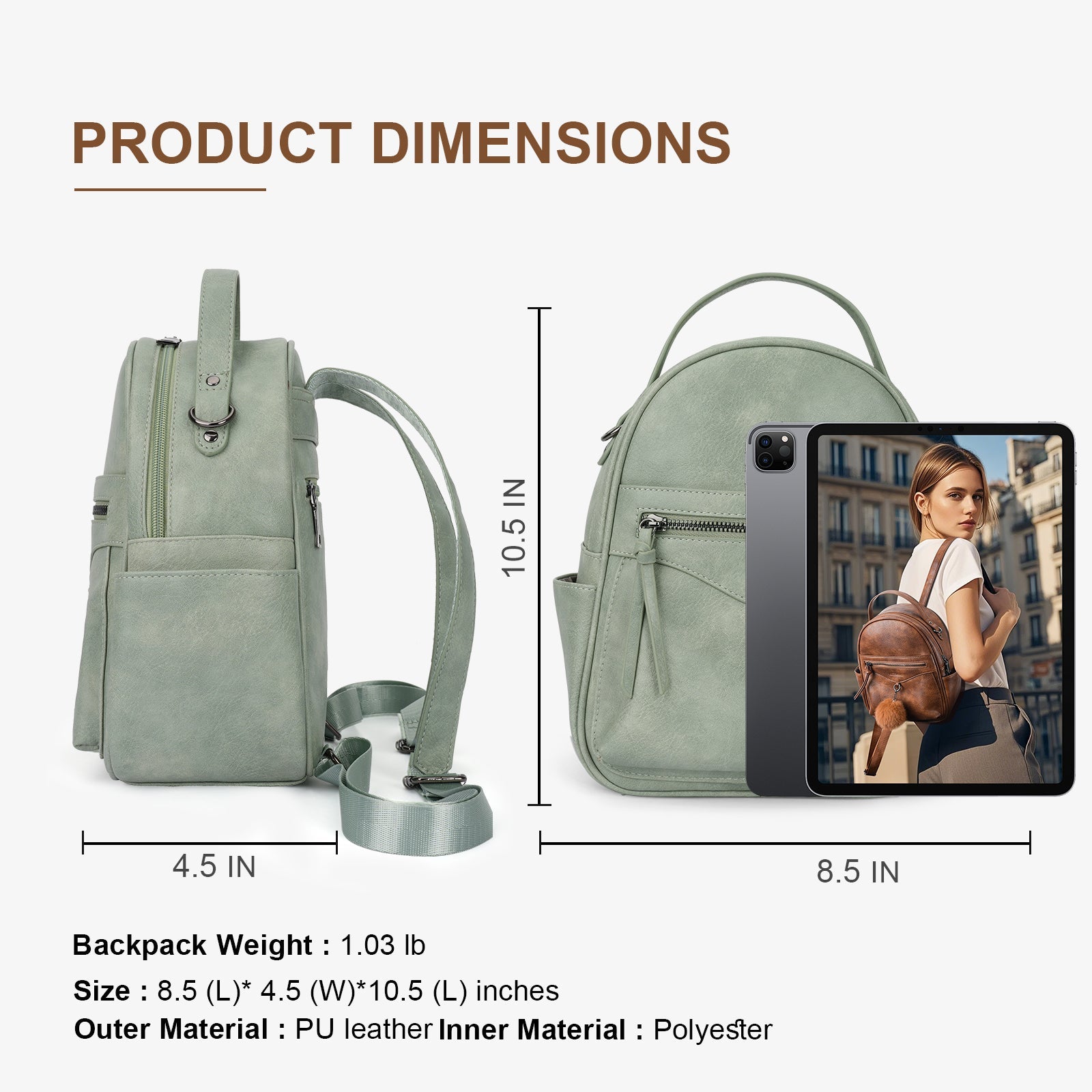 Mini Backpack Green – APHISON
