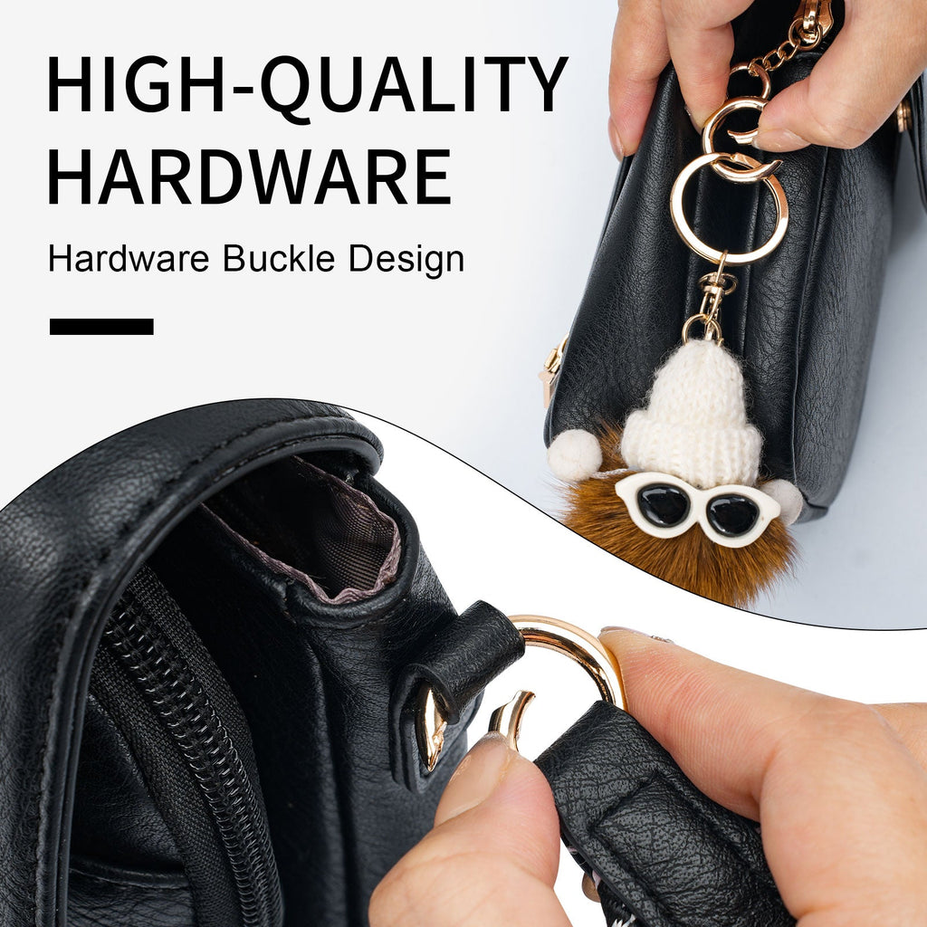 APHISON Small Crossbody Bags, Cell Phone Purse, Black APHISON