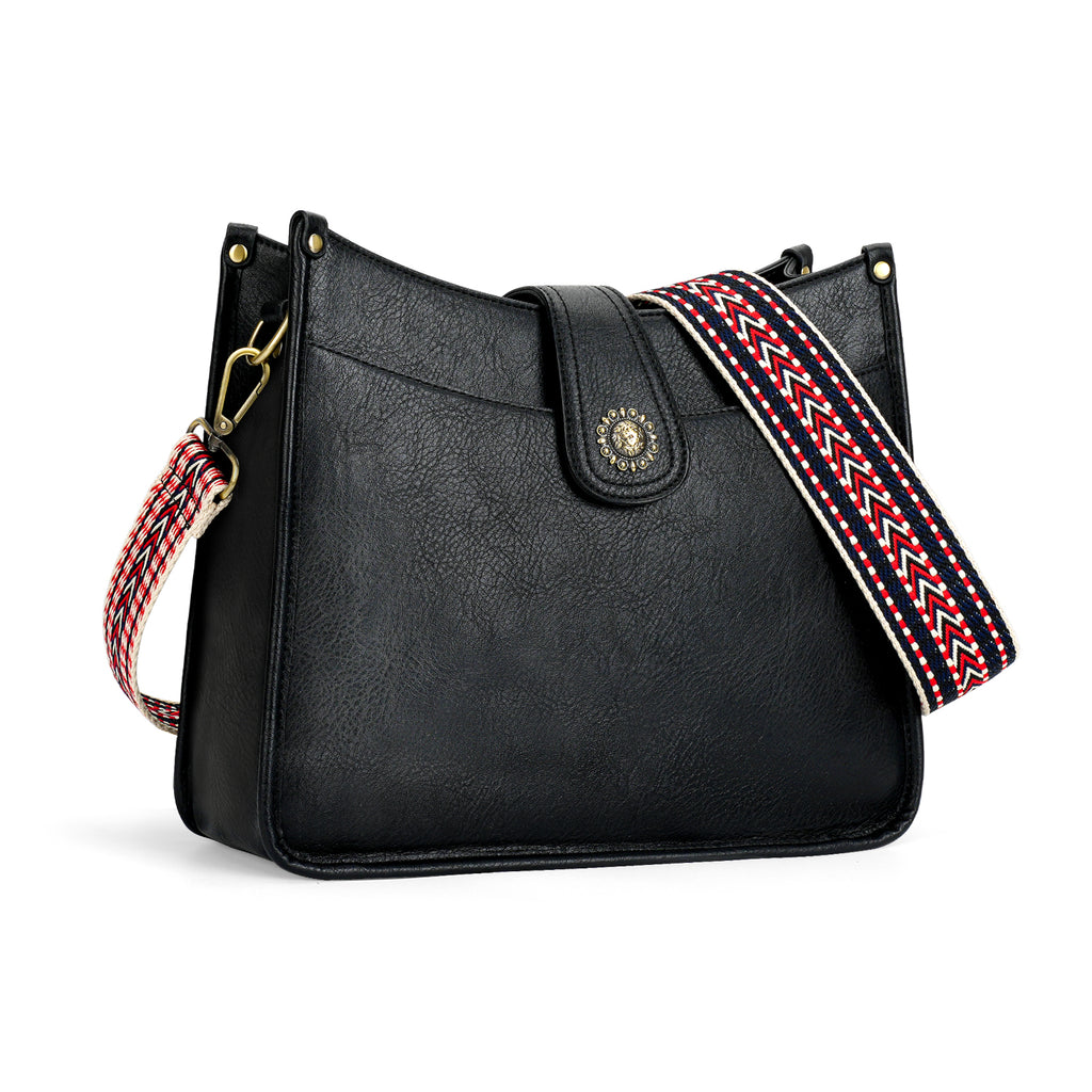 APHISON Crossbody Bags for Women Trendy Vegan Leather Hobo Handbags Shoulder Bag Purses for Women with 2 Adjustable Straps APHISON