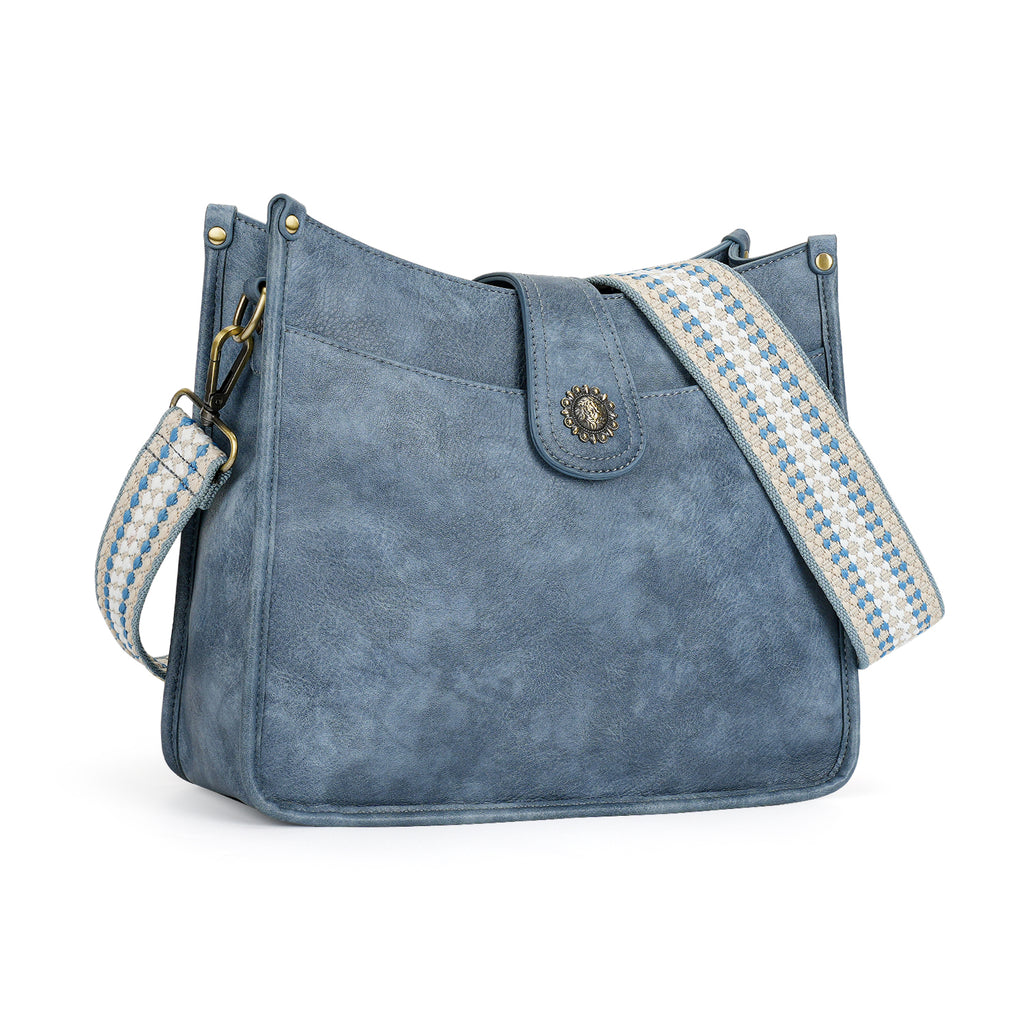 APHISON Crossbody Bags for Women Trendy Vegan Leather Hobo Handbags Shoulder Bag Purses for Women with 2 Adjustable Straps APHISON