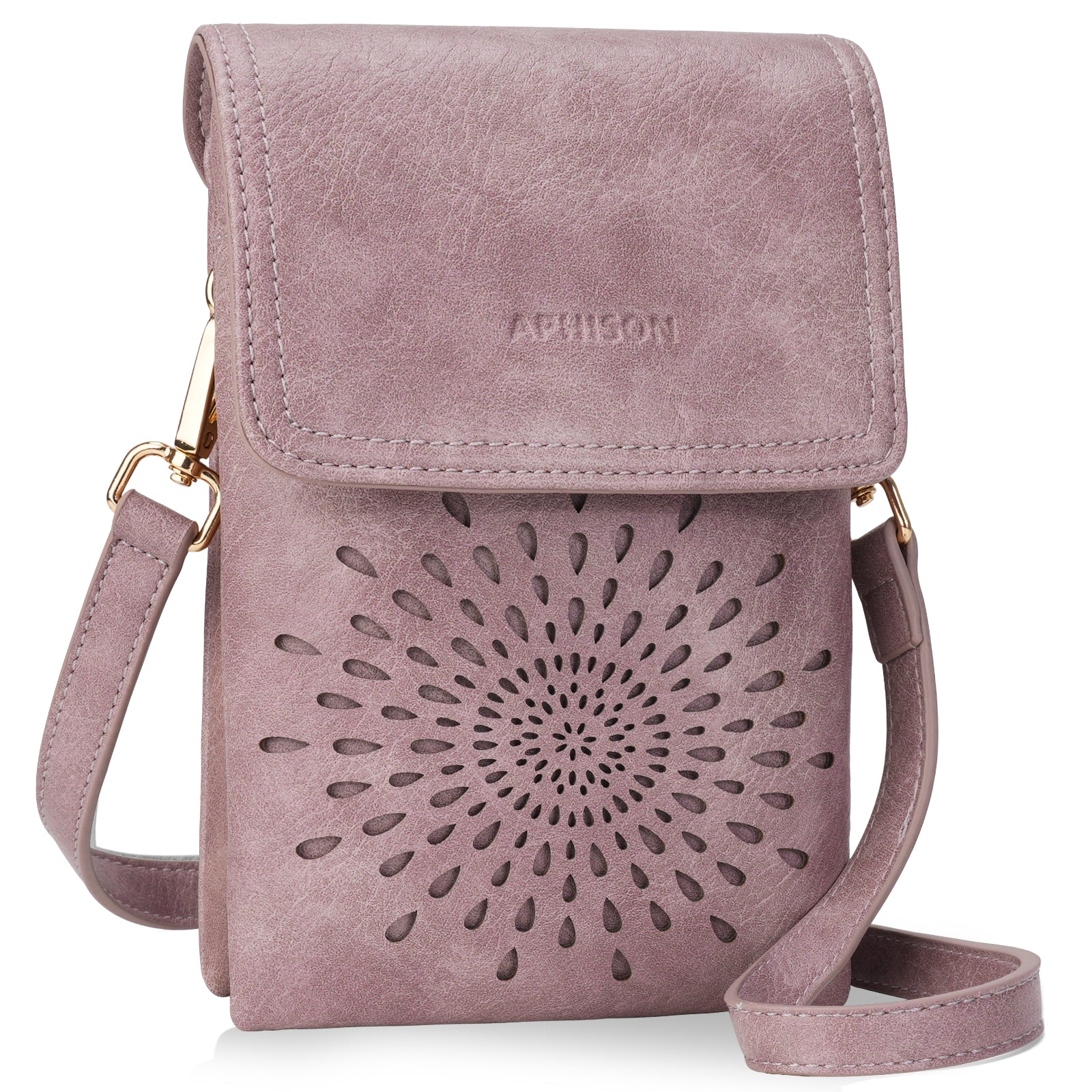UNICEU Small Crossbody Purse – Sunflower Animal Print, Adjustable Strap, 6.69x9.05x2.36 Inches, Polyester - View #9