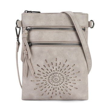 APHISON Sunflower Crossbody Bag, Cell Phone Purse, Gray APHISON