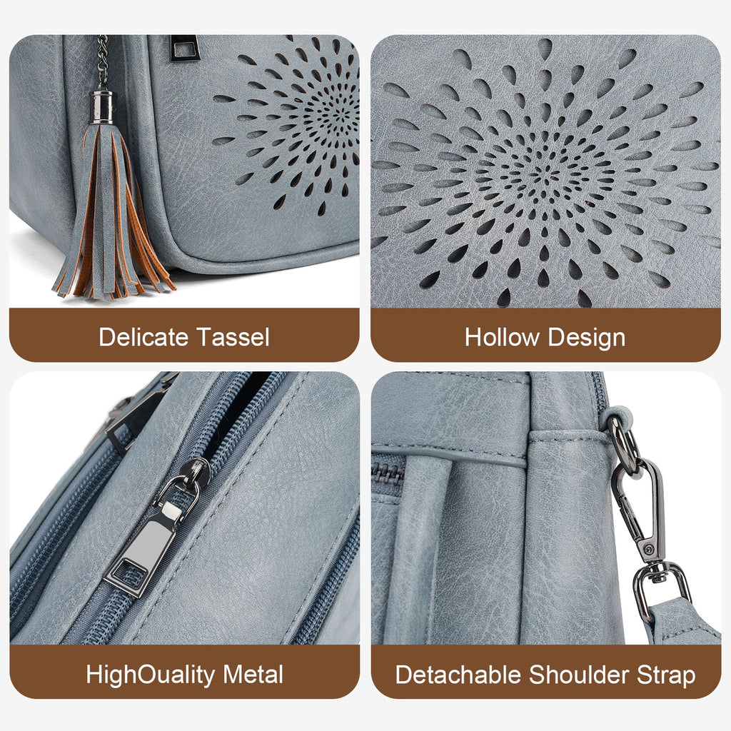 APHISON Sunflower Crossbody Purse for Women, Small Crossbody Bags Trendy, Blue APHISON