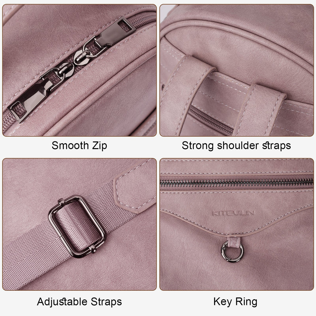 Mini Backpack Purse for Women, Fashion Cute Small Travel Backpacks, Daypacks Handbag, Purple APHISON