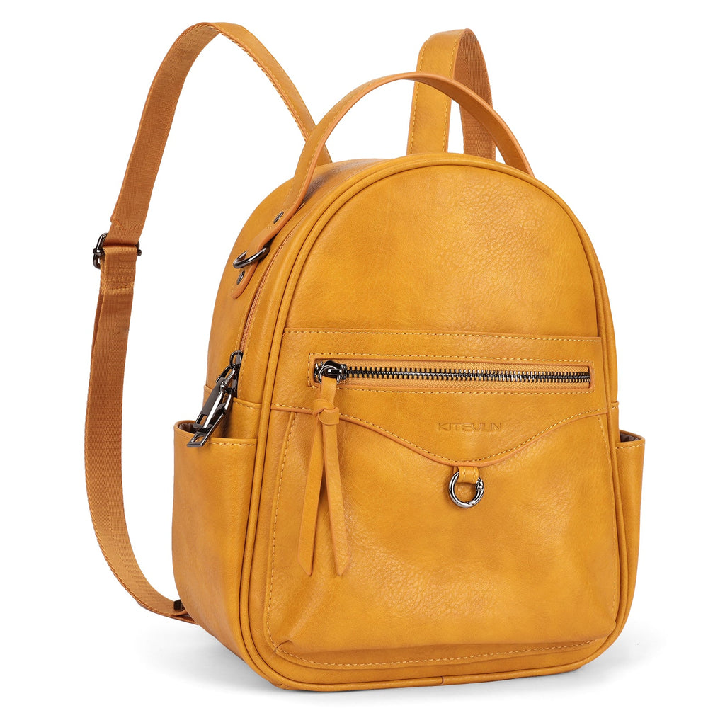 Mini Backpack Purse for Women, Fashion Cute Small Travel Backpacks, Daypacks Handbag, Yellow APHISON