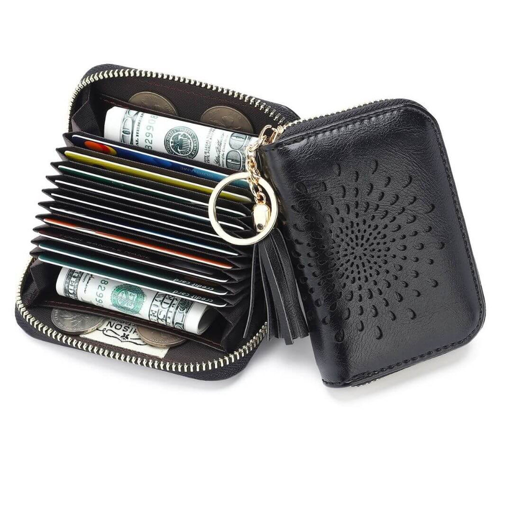 Popular single zipper lady card holder in 2021 SunFlower Series Card Holder