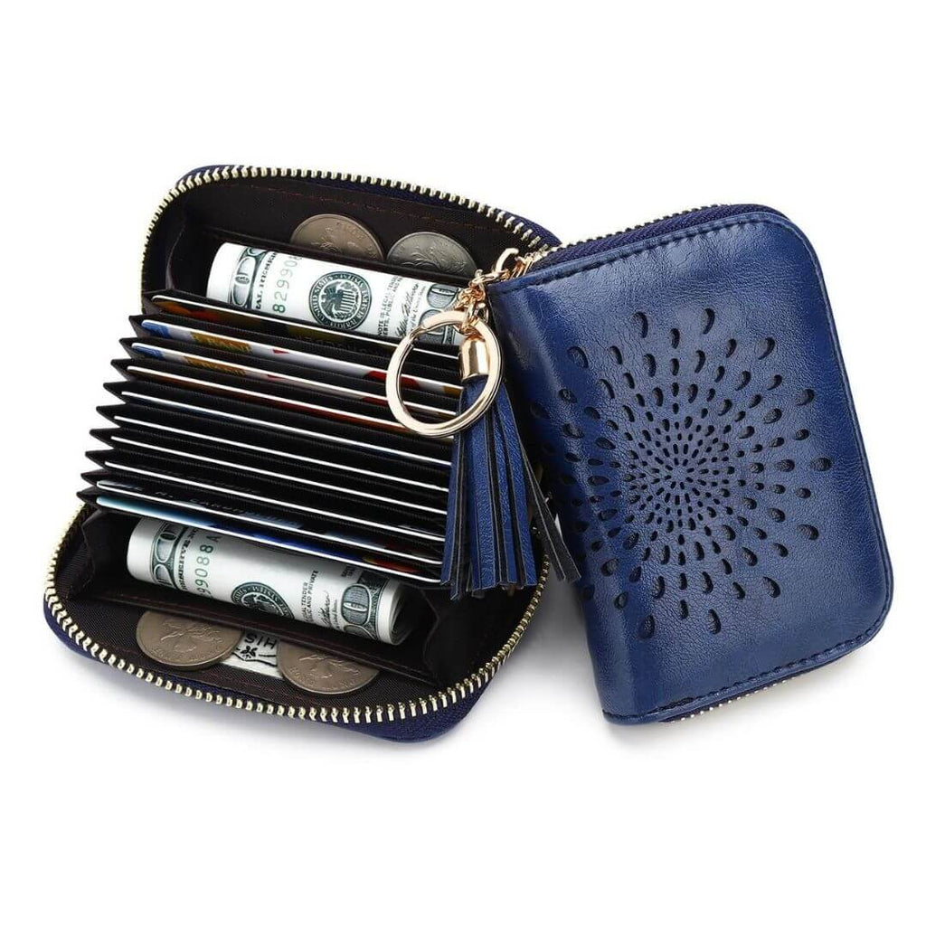 Popular single zipper lady card holder in 2021 SunFlower Series Card Holder