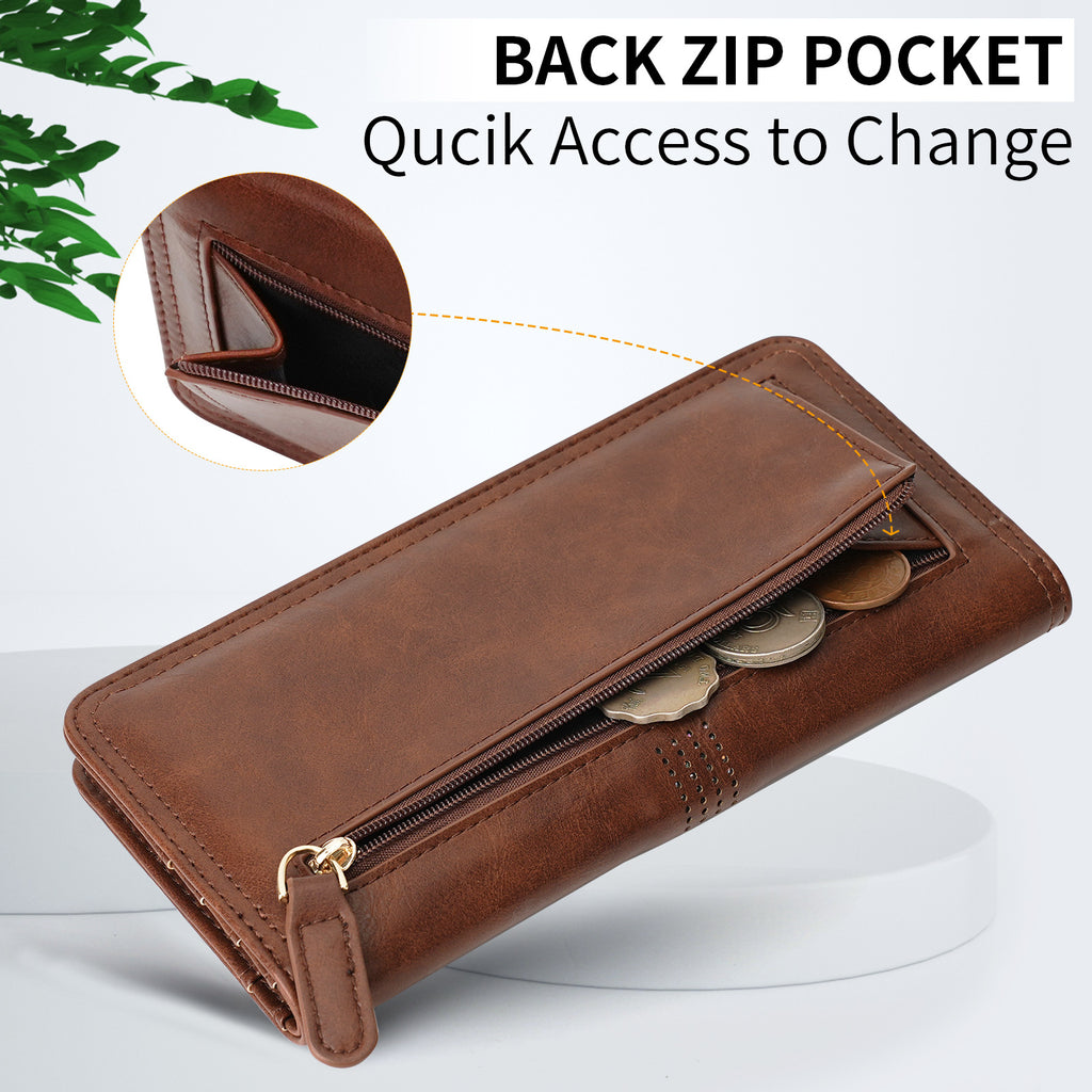 APHISON Ultra Slim RFID Long Wallet - 126 APHISON