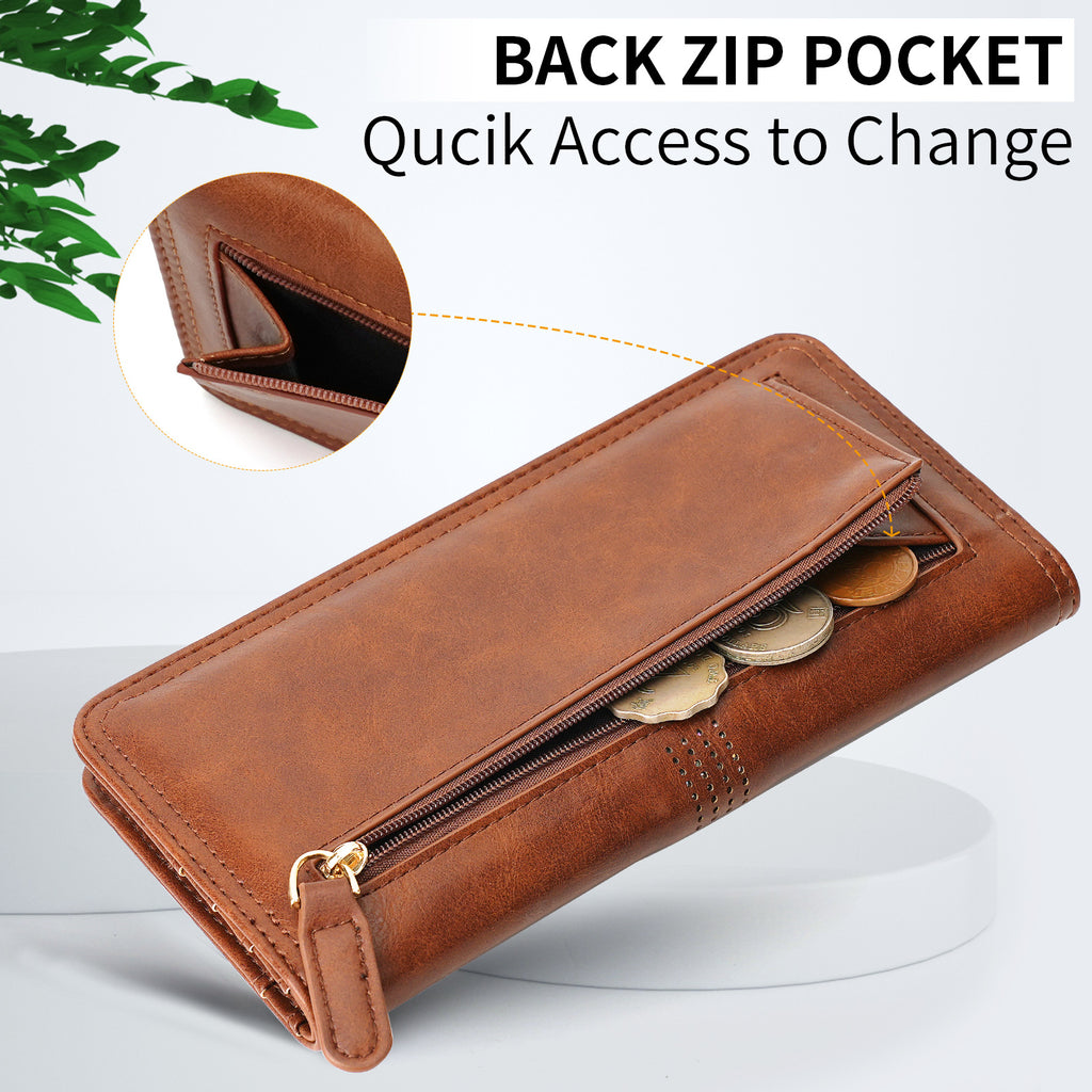 APHISON Ultra Slim RFID Long Wallet - 126 APHISON