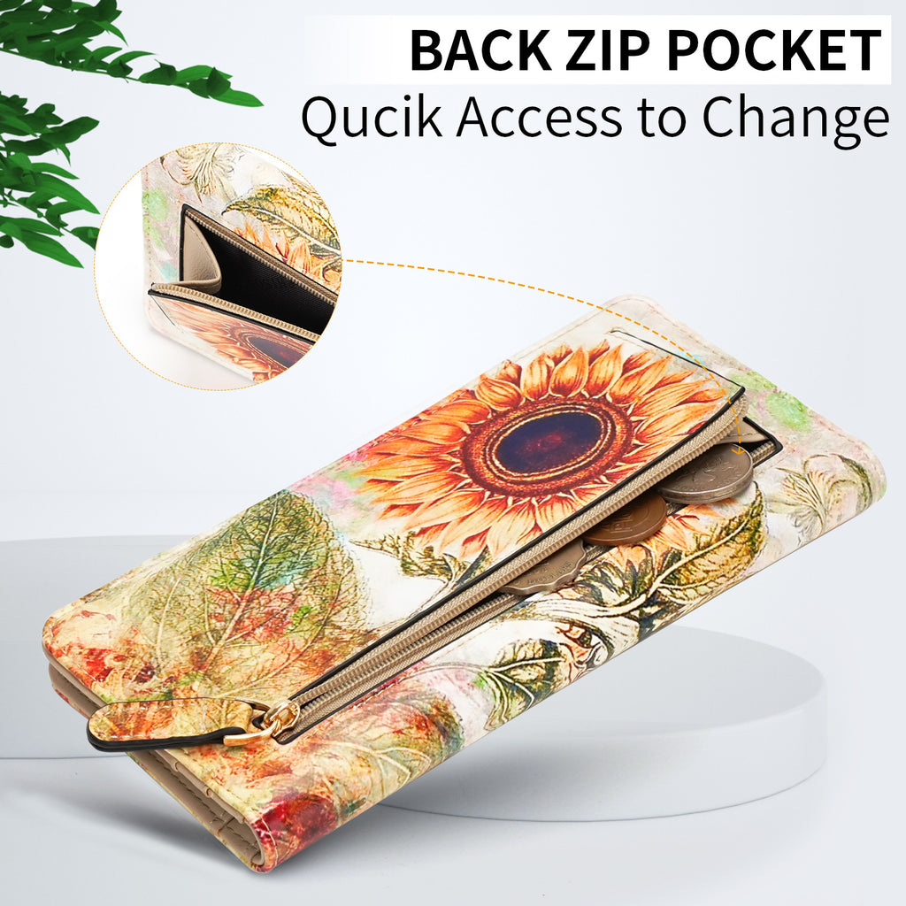 APHISON Ultra Slim RFID Long Wallet - 126 APHISON