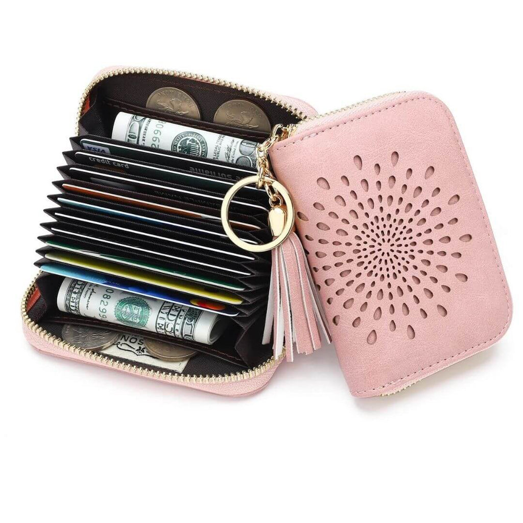 Popular single zipper lady card holder in 2021 SunFlower Series Card Holder