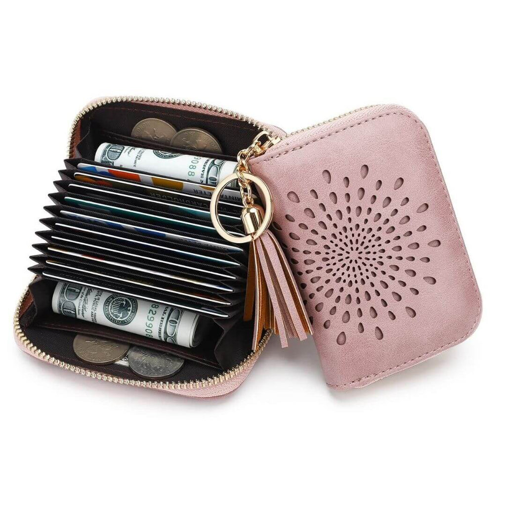 Popular single zipper lady card holder in 2021 SunFlower Series Card Holder
