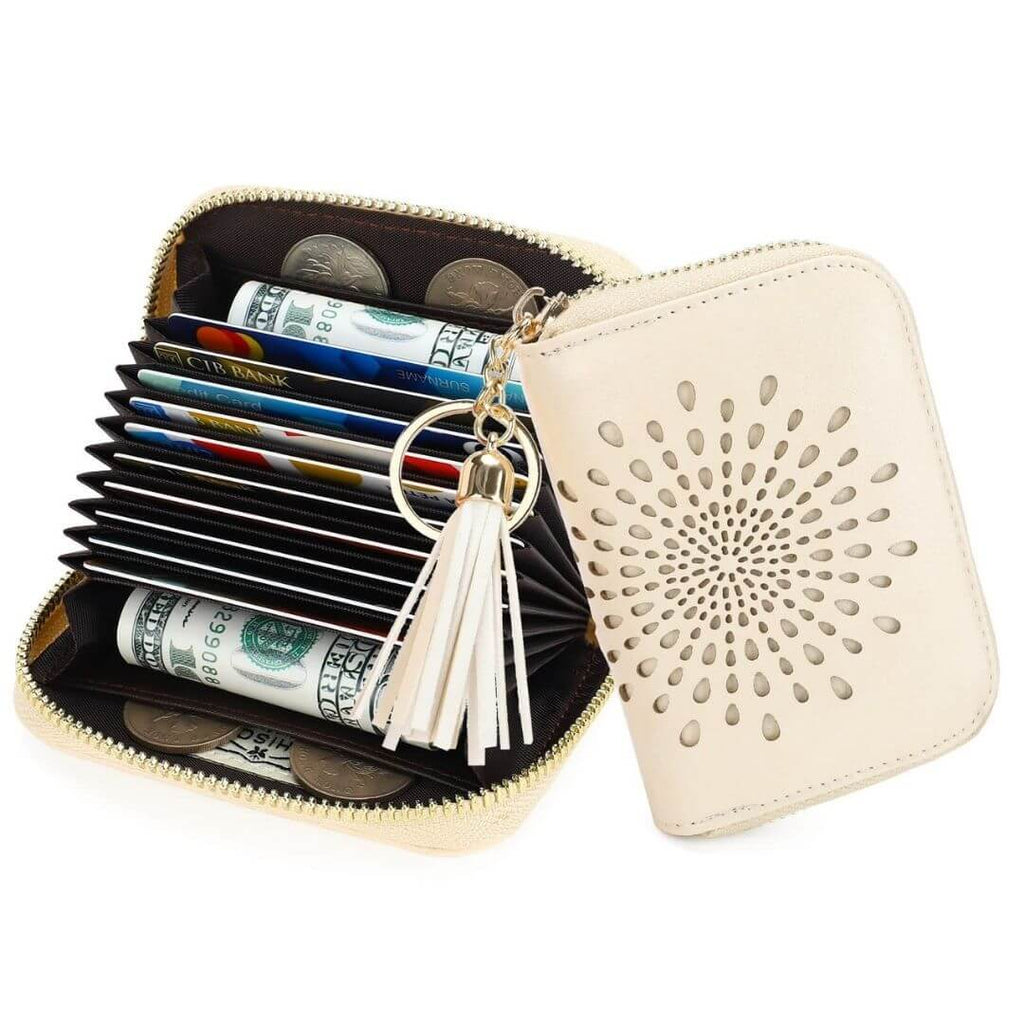 Popular single zipper lady card holder in 2021 SunFlower Series Card Holder