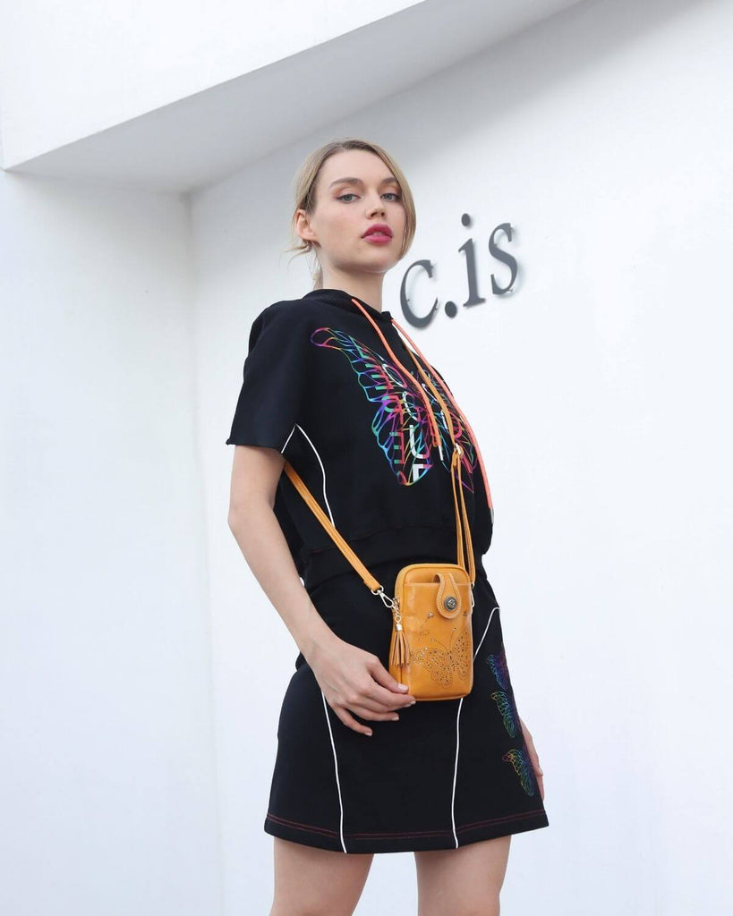 Yellow CrossBody Bag-Sunflower SunFlower Series CrossBody Bag