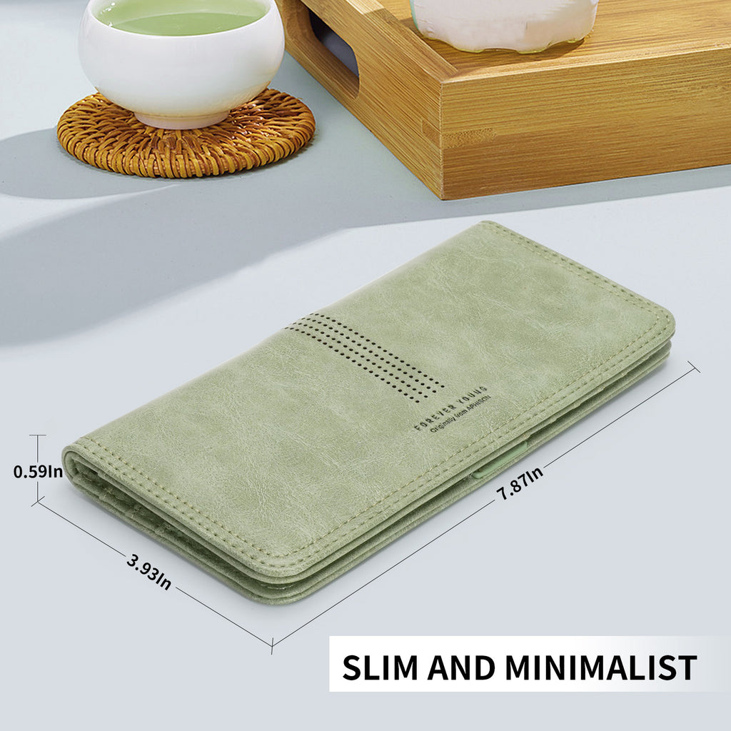 APHISON Ultra Slim RFID Long Wallet - 126 APHISON