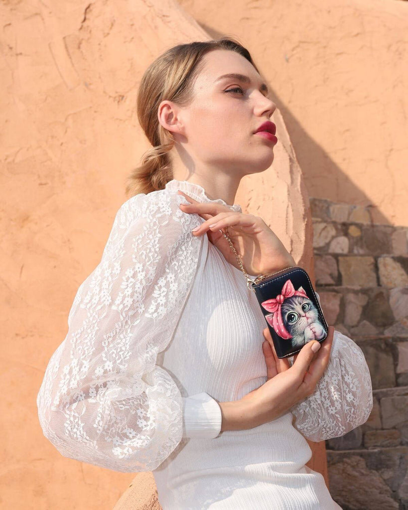 Big-eyed Cat Card Holder 3D inkjet Print Card Holder