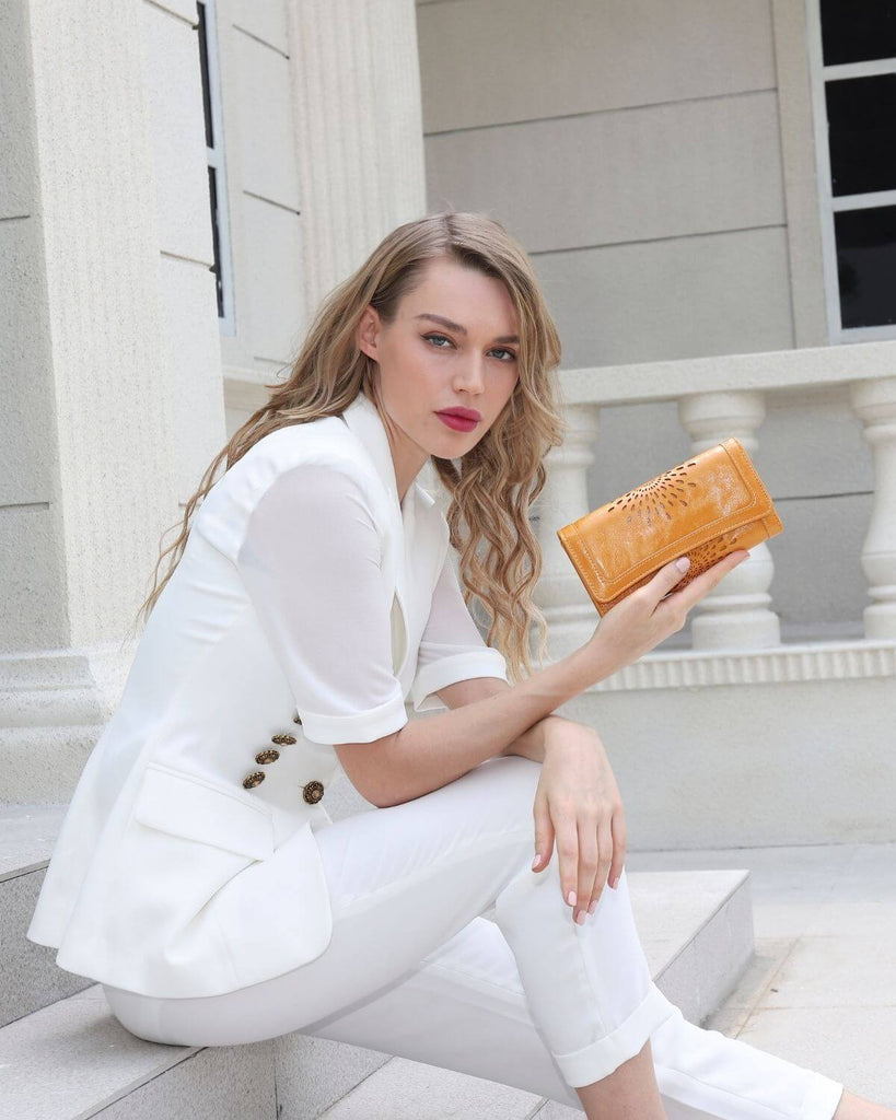 Yellow Long wallet SunFlower Series Long wallet