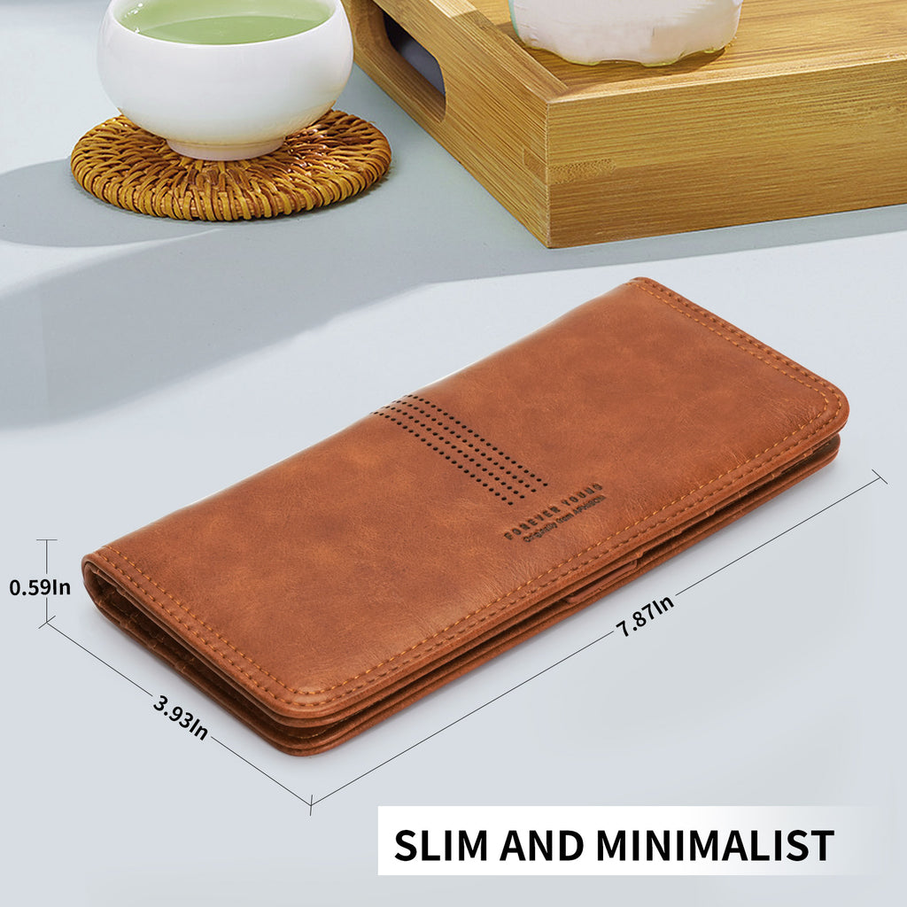 APHISON Ultra Slim RFID Long Wallet - 126 APHISON