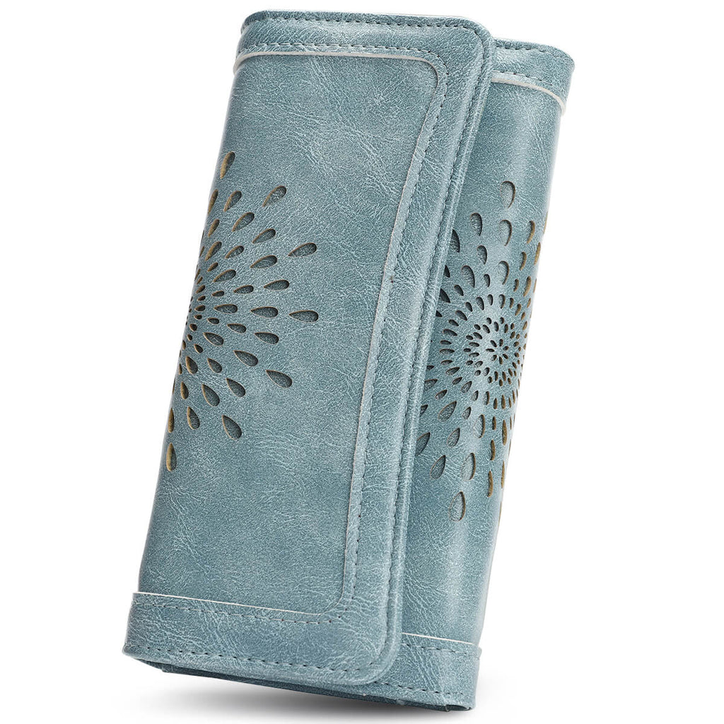 Blue Long wallet SunFlower Series Long wallet