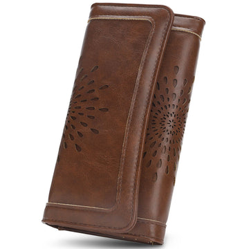 Coffee Long wallet SunFlower Series Long wallet