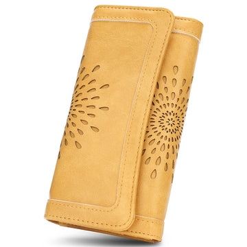 Yellow Long wallet SunFlower Series Long wallet