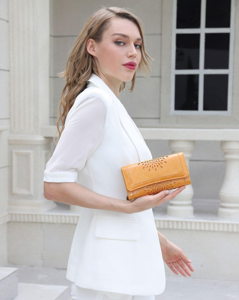 Yellow Long wallet SunFlower Series Long wallet