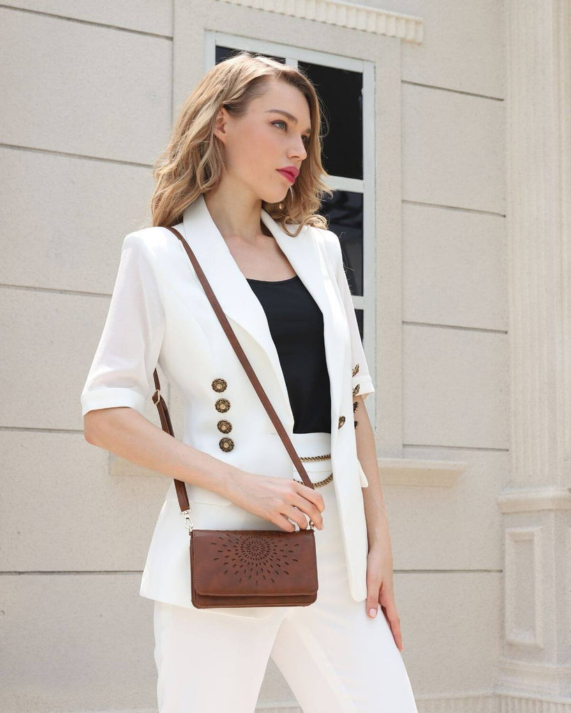 COFFEE-Multifunctional Crossbody Women's Multifunctional CrossBody Bag