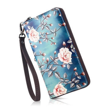 White Rose Long wallet 3D inkjet Print Long wallet