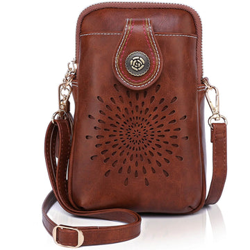 Coffee CrossBody Bag-Sunflower SunFlower Series CrossBody Bag