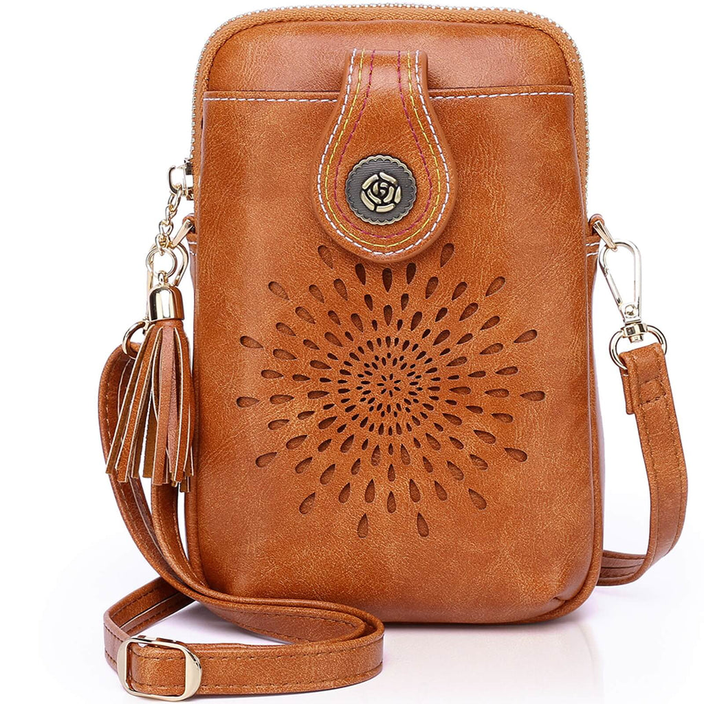 Brown CrossBody Bag-Sunflower SunFlower Series CrossBody Bag