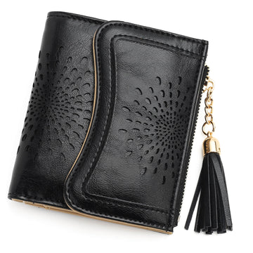 Black Slim Wallet SunFlower Series Slim Wallet