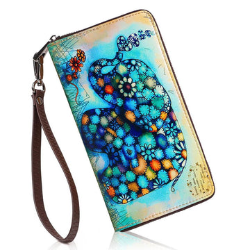Elephant Long wallet 3D inkjet Print Long wallet