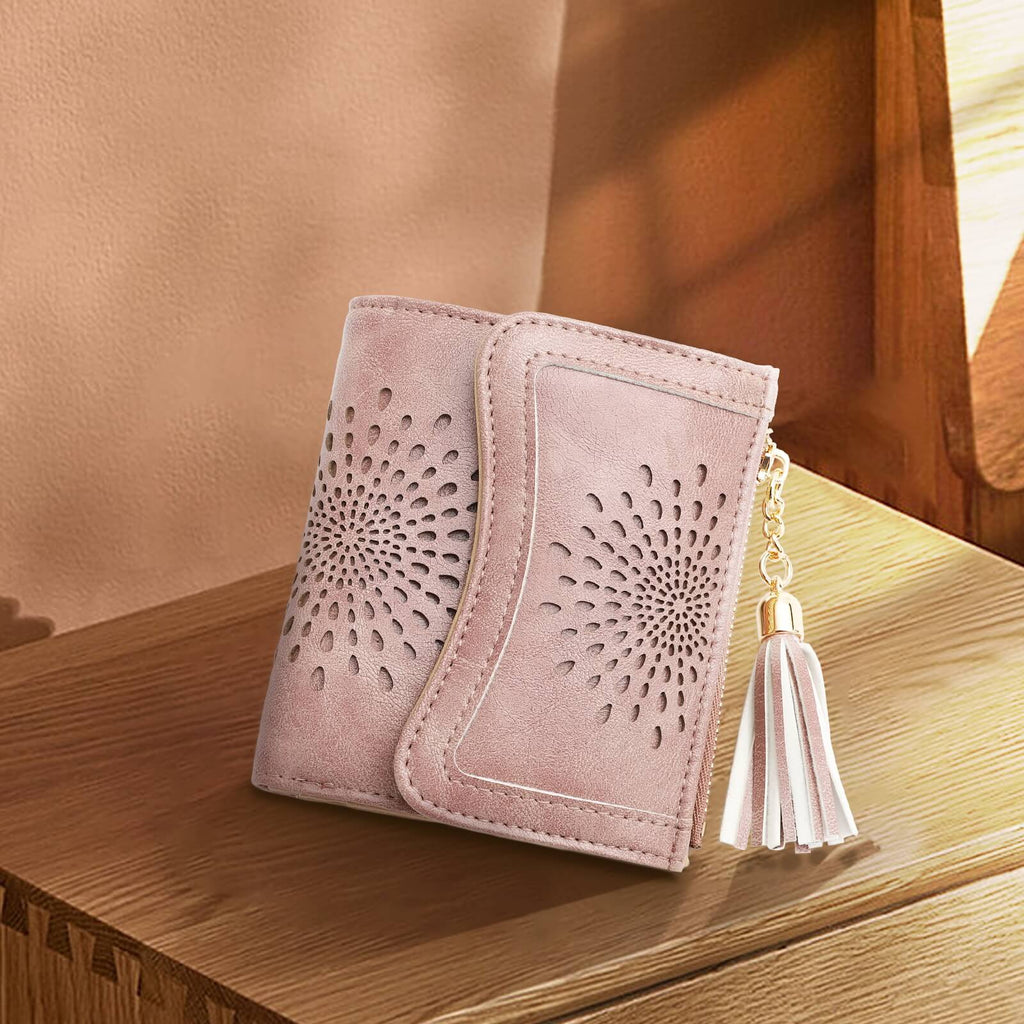 Dark Pink Slim Wallet SunFlower Series Slim Wallet