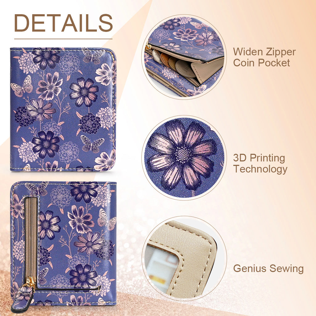 APHISON Ultra Slim RFID Small Womens Wallet - 125 Cartoon APHISON