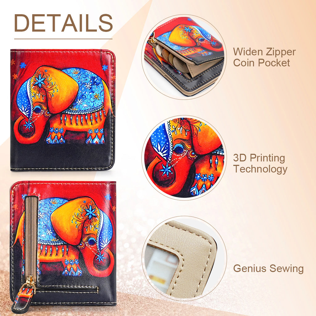 APHISON Ultra Slim RFID Small Womens Wallet - 125 Cartoon APHISON