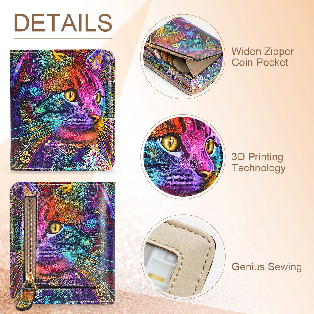 APHISON Ultra Slim RFID Small Womens Wallet - 125 Cartoon APHISON