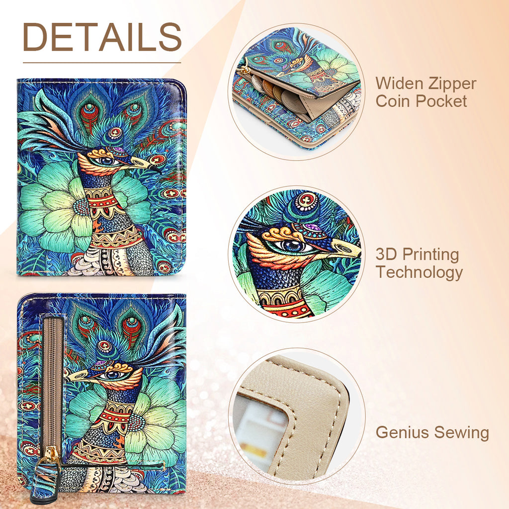APHISON Ultra Slim RFID Small Womens Wallet - 125 Cartoon APHISON