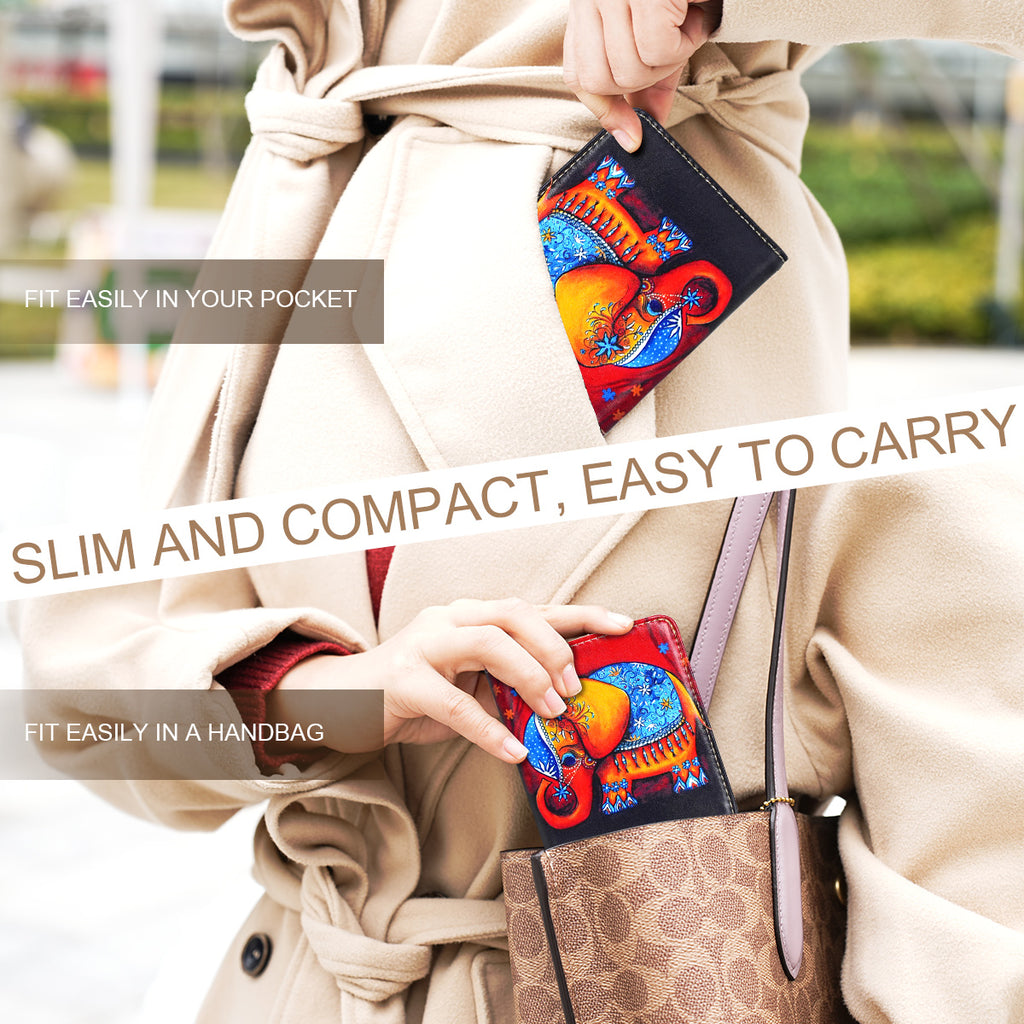 APHISON Ultra Slim RFID Small Womens Wallet - 125 Cartoon APHISON