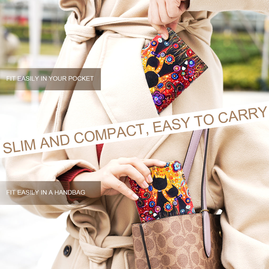 APHISON Ultra Slim RFID Small Womens Wallet - 125 Cartoon APHISON