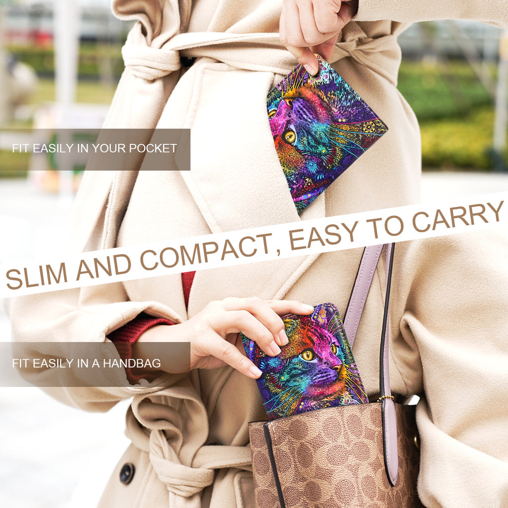 APHISON Ultra Slim RFID Small Womens Wallet - 125 Cartoon APHISON